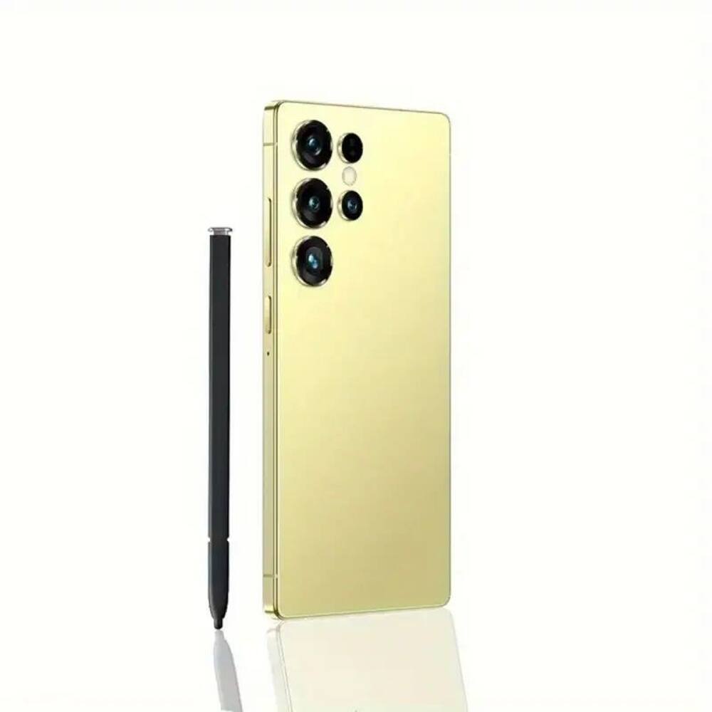 Angle. Loheer - Loheer 8+256GB Unlocked Smartphone 6.8in HD Display 5G Dual SIM Phone Built in Pen 6000mAh Battery Yellow - Yellow.