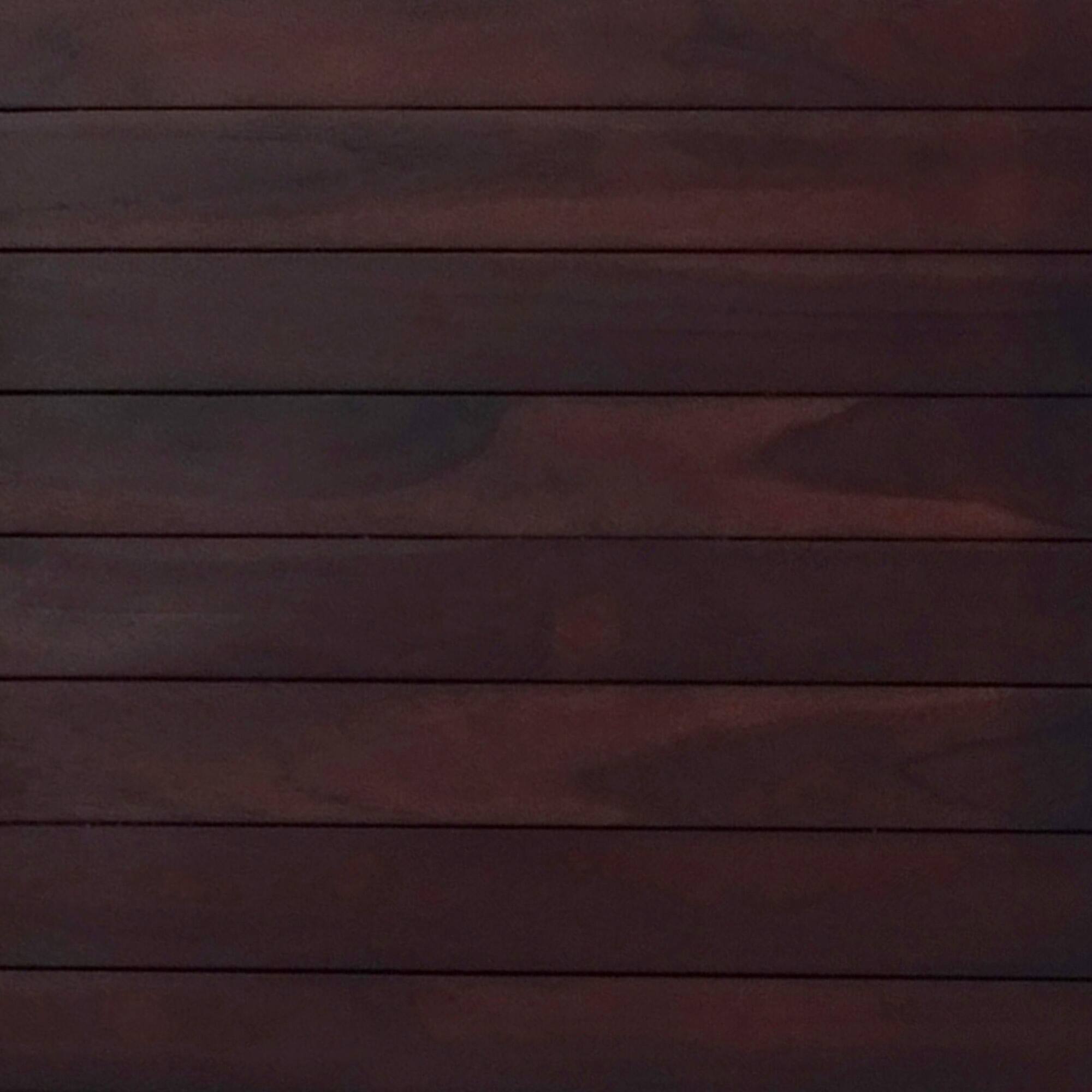 Angle. DecoTeak - DecoTeak® Eleganto® 31”L Teak Floor Mat in Woodland Brown Finish - Woodland Brown.