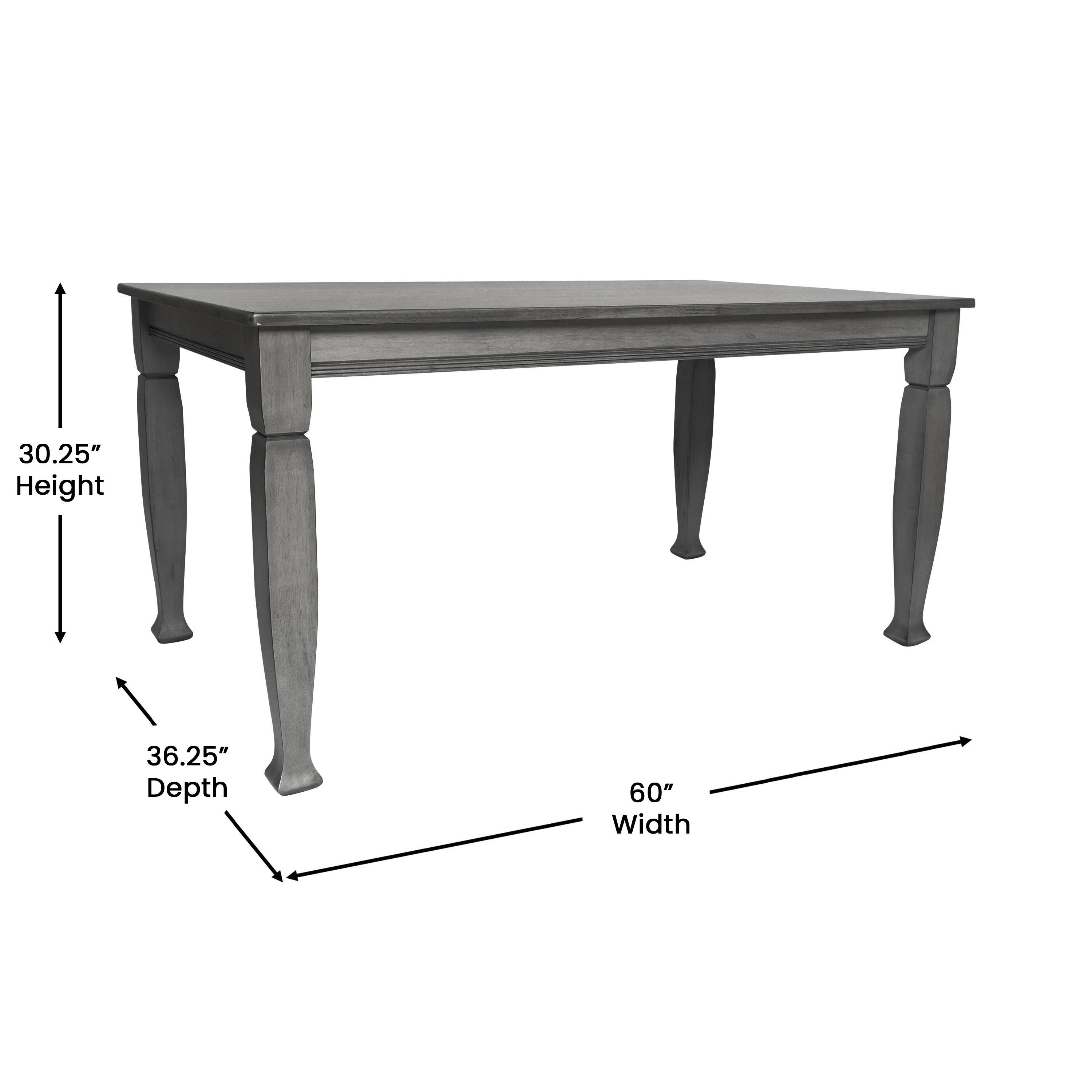 30.25" Height  
36.25" Depth  
60" Width