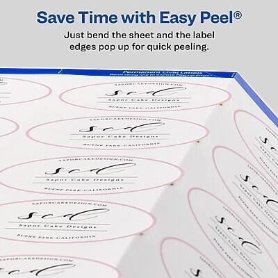Save Time with Easy Peel®  
Just bend the sheet and the label edges pop up for quick peeling.

SAPORCAKEDESIGNS.COM  
Sapor Cake Designs  
Pune Park, California

SAPORCAKEDESIGNS.COM  
Sapor Cake Designs  
Pune Park, California

SAPORCAKEDESIGNS.COM  
Sapor Cake Designs  
Pune Park, California

SAPORCAKEDESIGNS.COM  
Sapor Cake Designs  
Pune Park, California
