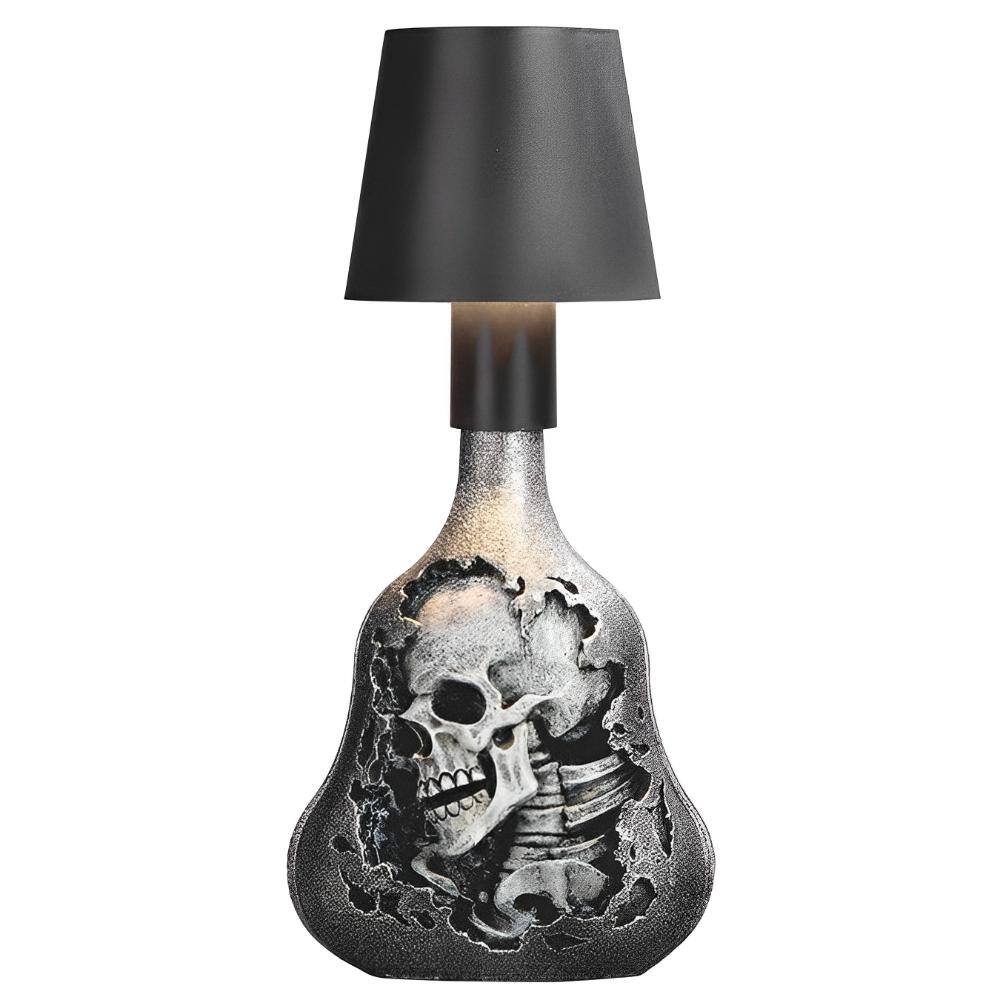 Front. FC Design - FC Design 12.5"H LED XO Shape Skull Lamp Decorative Table Lamp – Stylish Decor & Gift Idea - Multicolor.