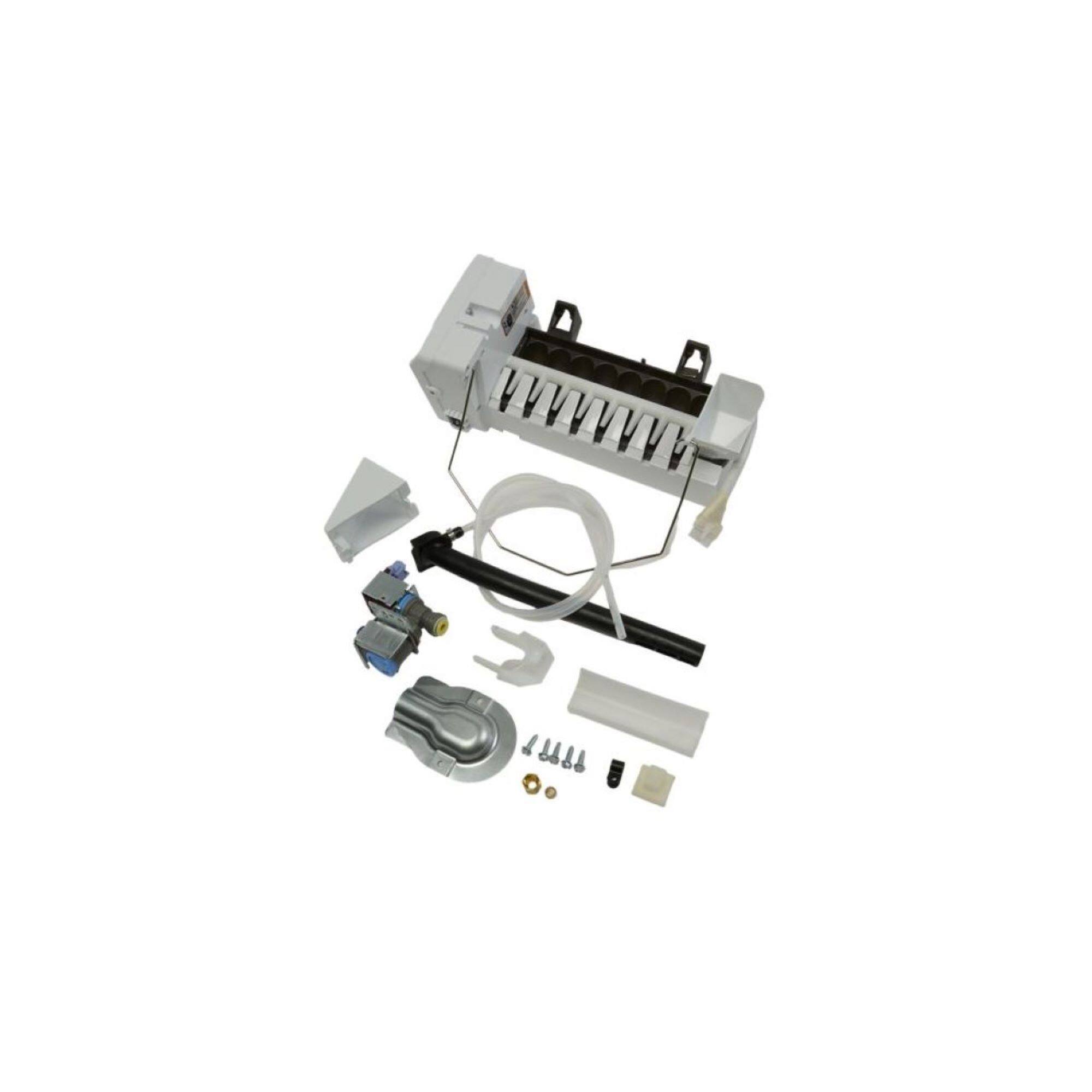 Front. Whirlpool - Ice Maker Add On Kit for French Door Bottom Mount Refrigerators - White.