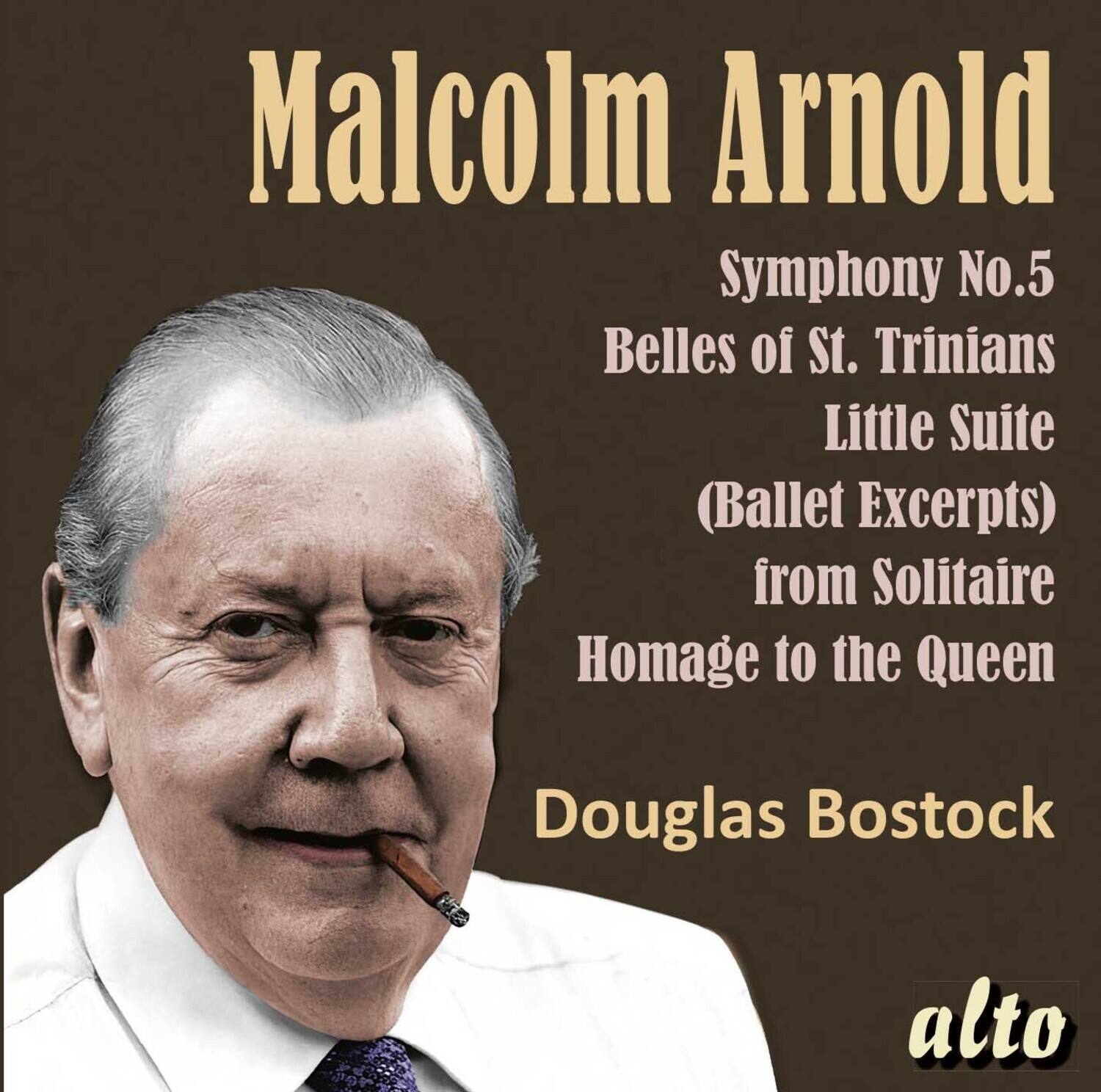 Douglas Bostock - Malcolm Arnold Sym 5 : Belles of St.Trinians / Divertimento 2 / Machines   - COMPACT DISCS [CD]