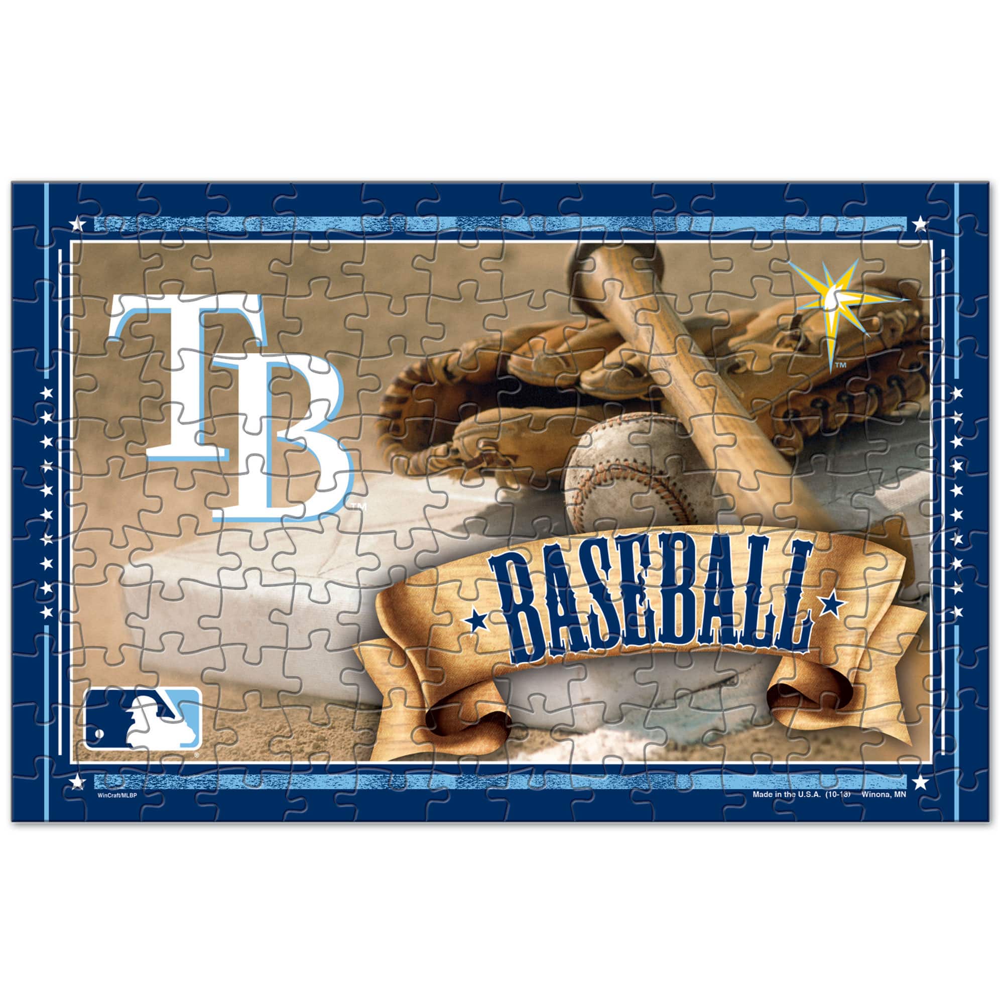 WinCraft - Tampa Bay Rays 150-Piece Team Puzzle - Multicolor