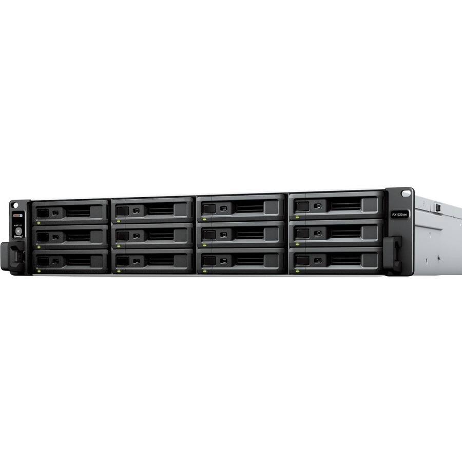 Alt View 2. Synology - Synology RX1222SAS Drive Enclosure Serial Attached SCSI (SAS), SATA - SAS Host Interface - 2U Rack-mountable - Hot.
