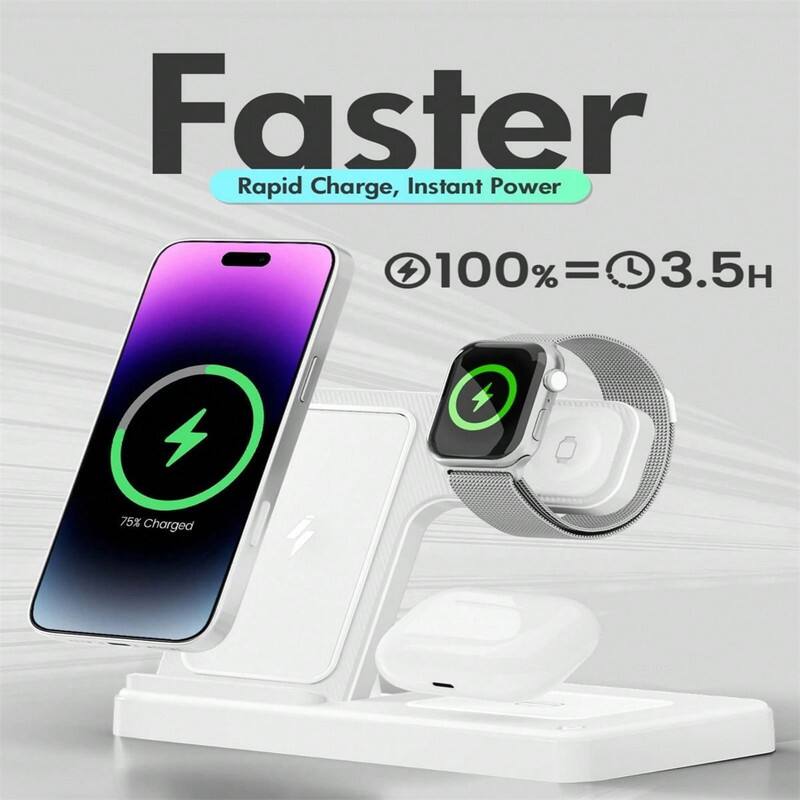 Faster  
Rapid Charge, Instant Power  
100% = 3.5H  
75% Charged