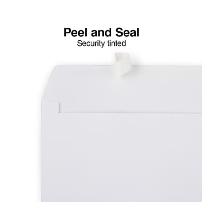 Peel and Seal  
Security tinted