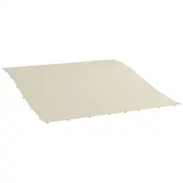 Outsunny - Pergola Shade Cover, Pergola Canopy Replacement with Drainage Holes, for 10' x 10' Pergola - Beige