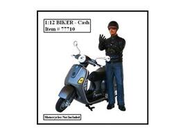 Biker Cash Figure For 1:12 Models by American Diorama - Multi