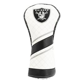 Team Golf - Las Vegas Raiders Striped Quilted Driver Headcover - Multicolor