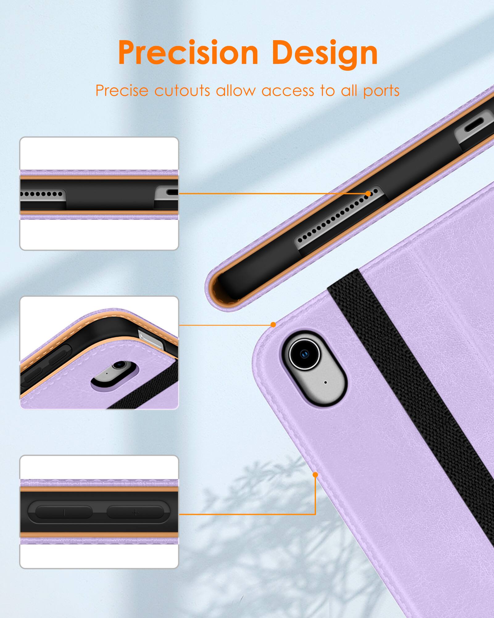 Precision Design  
Precise cutouts allow access to all ports