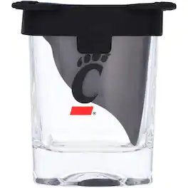 Indigo Falls - Cincinnati Bearcats 10oz. Ice Wedge Glass - Multicolor