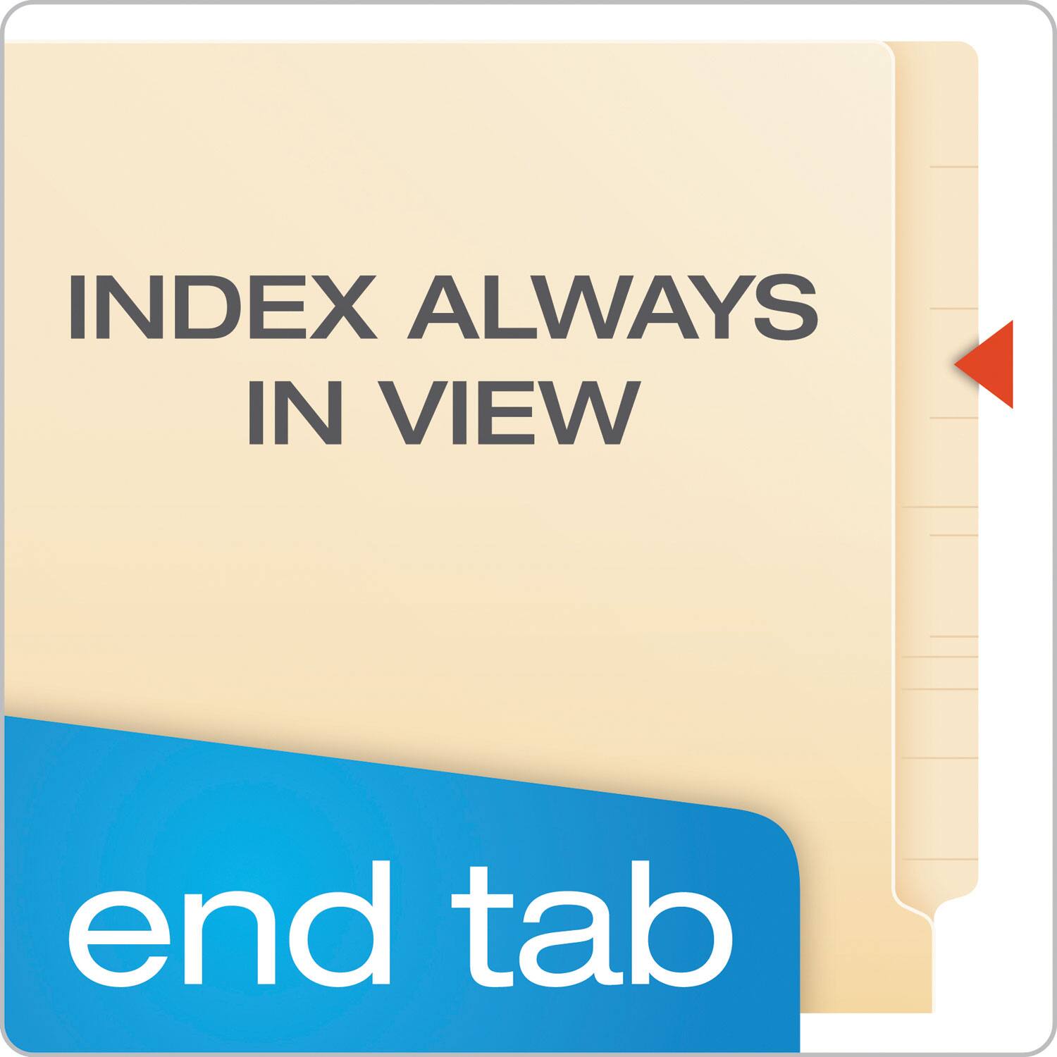 INDEX ALWAYS IN VIEW  
end tab