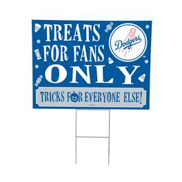 Evergreen Enterprises - Los Angeles Dodgers 18" x 24" Halloween Treats Outdoor Yard Sign - Multicolor