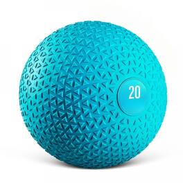 Yes4All - 20Lb Slam Ball, Durable Sand Filled Workout Weight Ball, (Triangle) - Teal