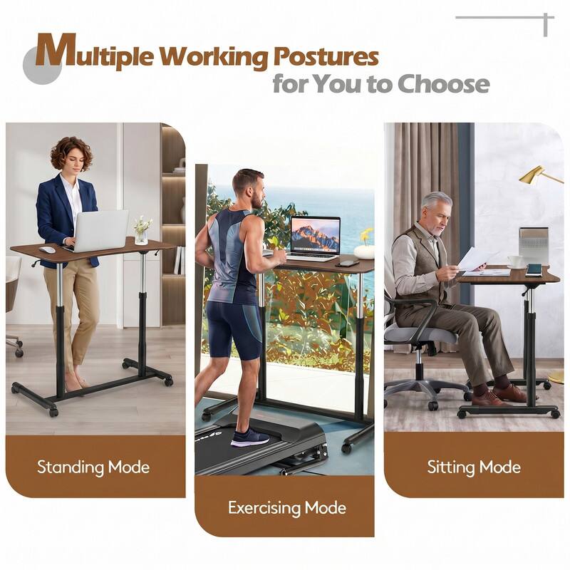 Multiple Working Postures for You to Choose

- Standing Mode
- Exercising Mode
- Sitting Mode