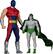 Left. McFarlane Toys - DC Multiverse 9.9" Atom Smasher vs. 7" The Spectre (JSA: Black Vengeance) 2Pk.