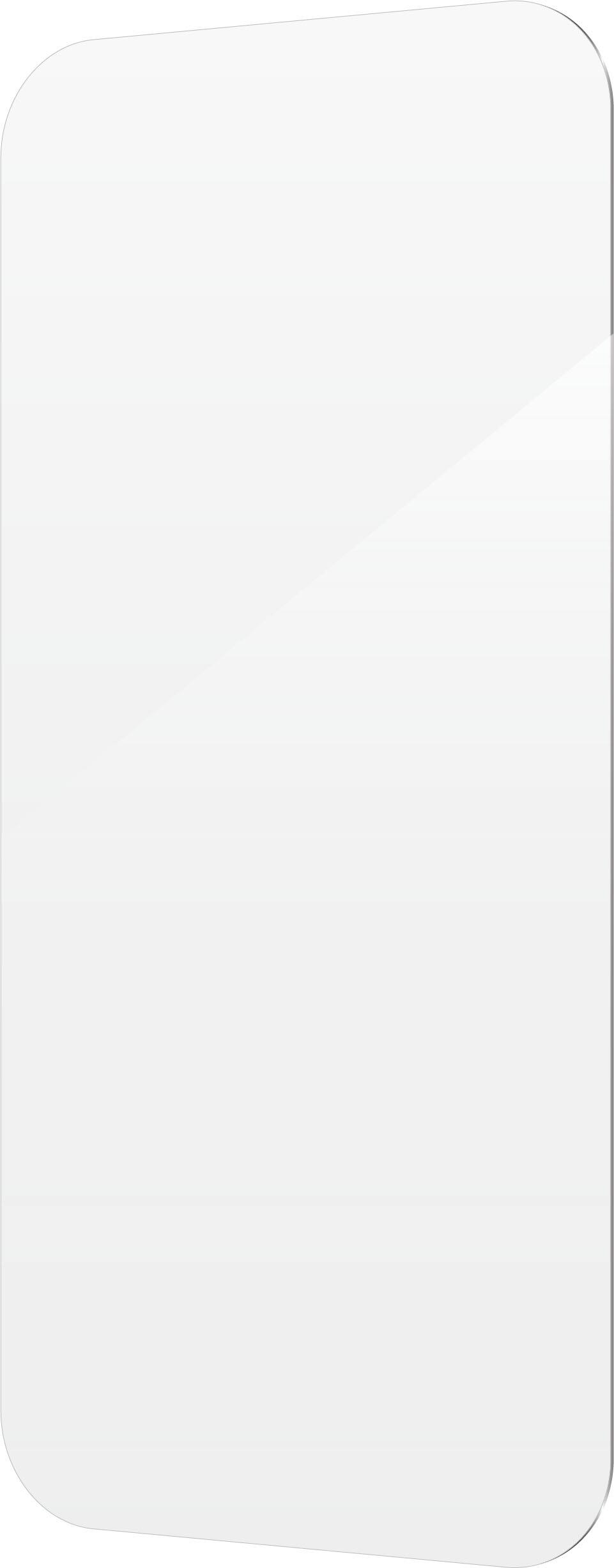 Left. ZAGG - Glass XTR4 Advanced Edge-to-Edge Screen Protector for Apple iPhone 16 Pro - Clear.