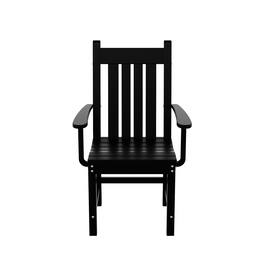 WestinTrends - Malibu Outdoor Patio Dining Armchair - Black