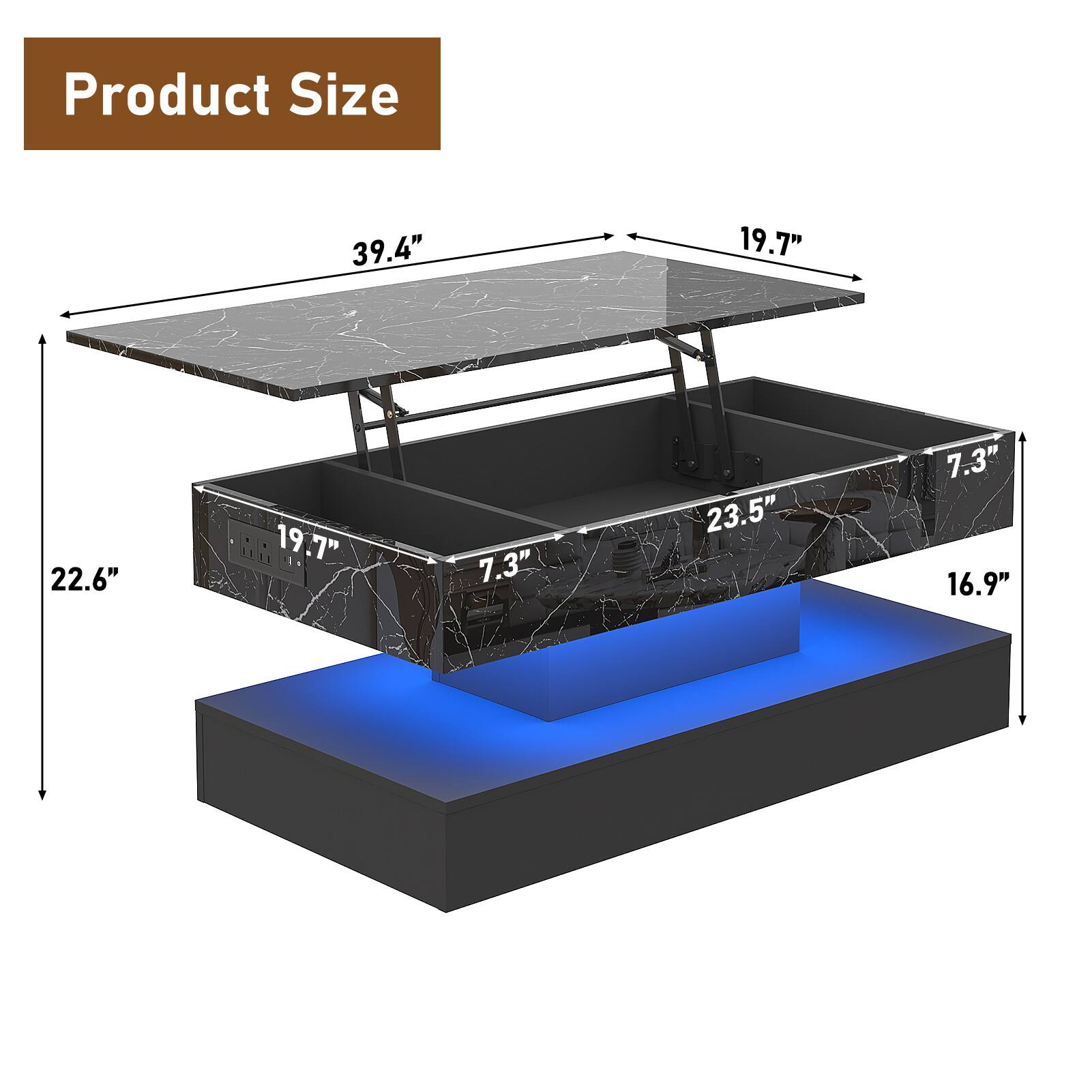 Product Size

39.4" x 19.7" x 22.6" x 7.3" x 23.5" x 19.7" x 7.3" x 16.9"