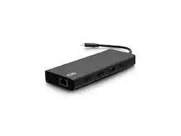 Cables to Go - C2G 4K USB C Dual Monitor Dock HDMI Ethernet USB 3.5mm & 60W Power C2G54488