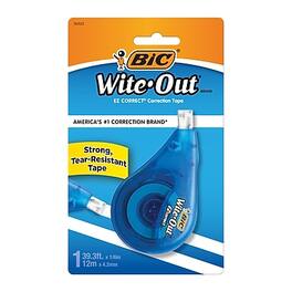 BIC America - BIC Wite-Out EZ Correct Correction Tape - White