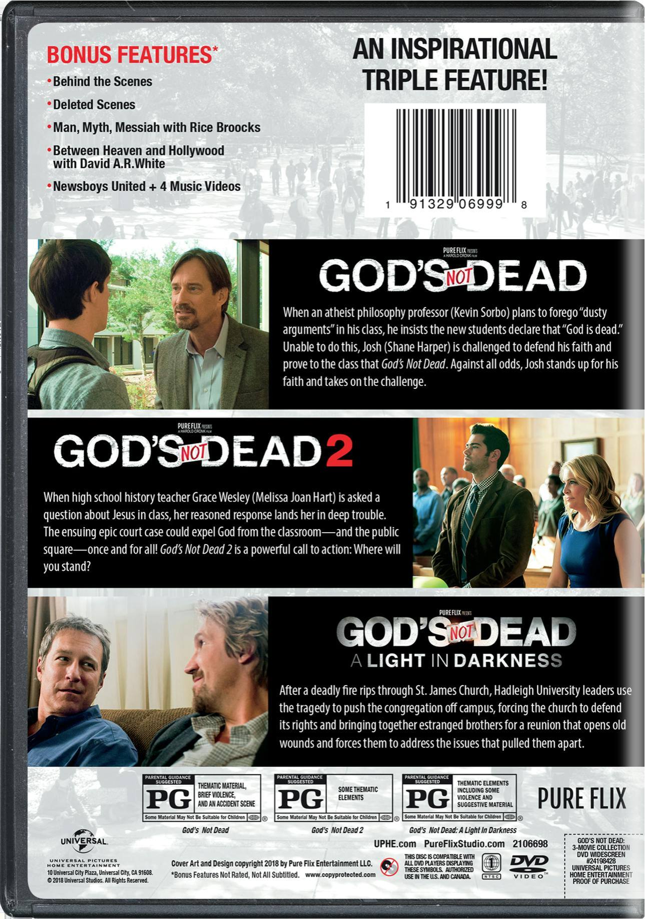 Angle. God's Not Dead: 3-movie Collection (DVD Triple Feature) [DVD].