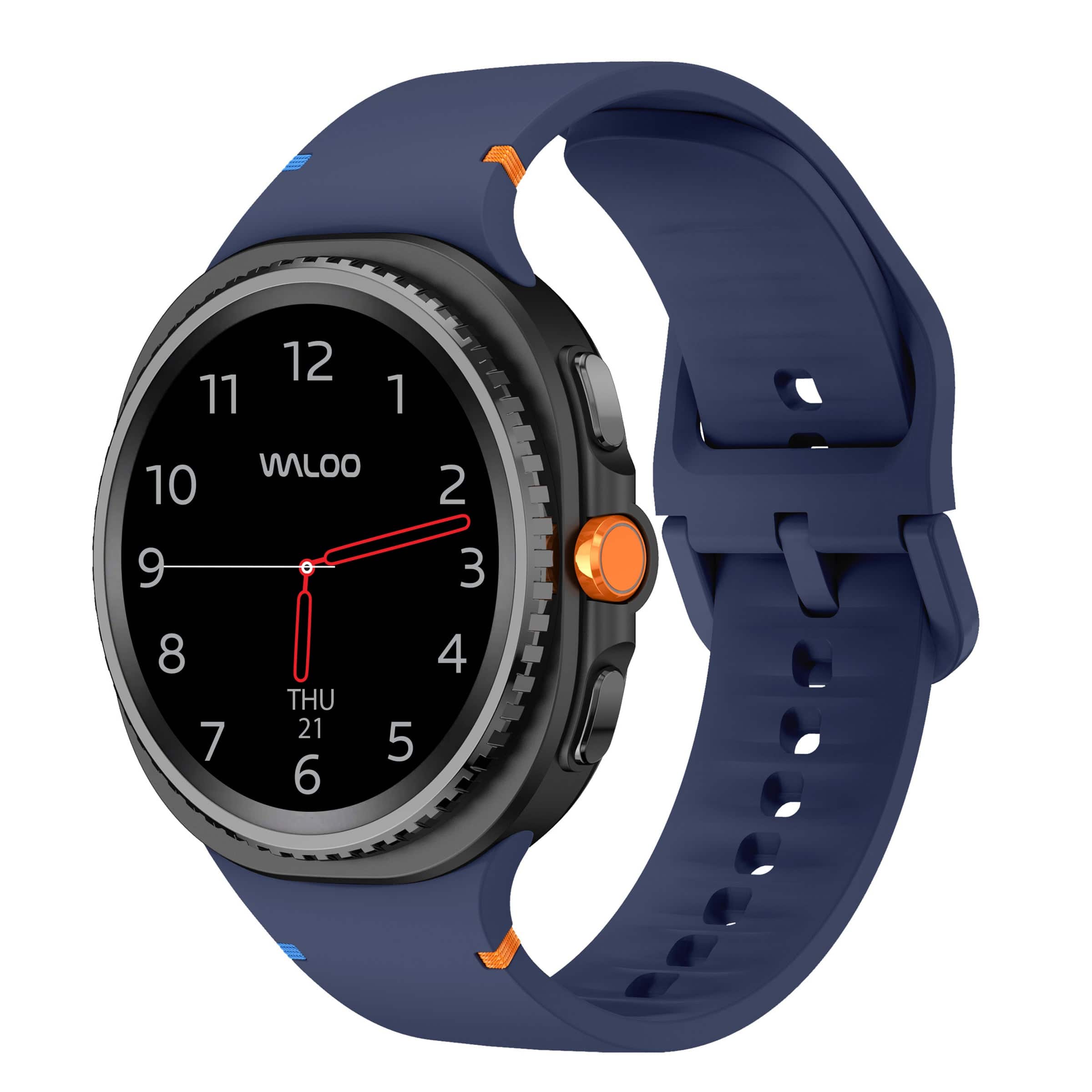 Waloo - Silicone Sport Band For Samsung Galaxy Watch 8/Watch 8 Classic - Navy