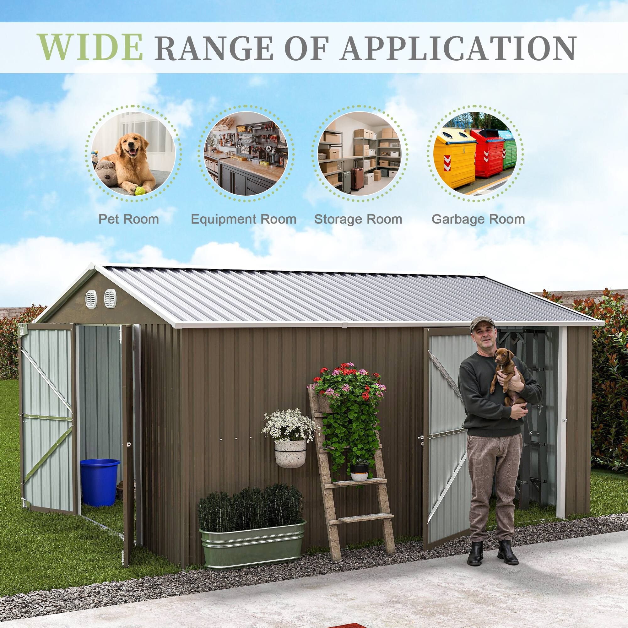 WIDE RANGE OF APPLICATION  
- Pet Room  
- Equipment Room  
- Storage Room  
- Garbage Room