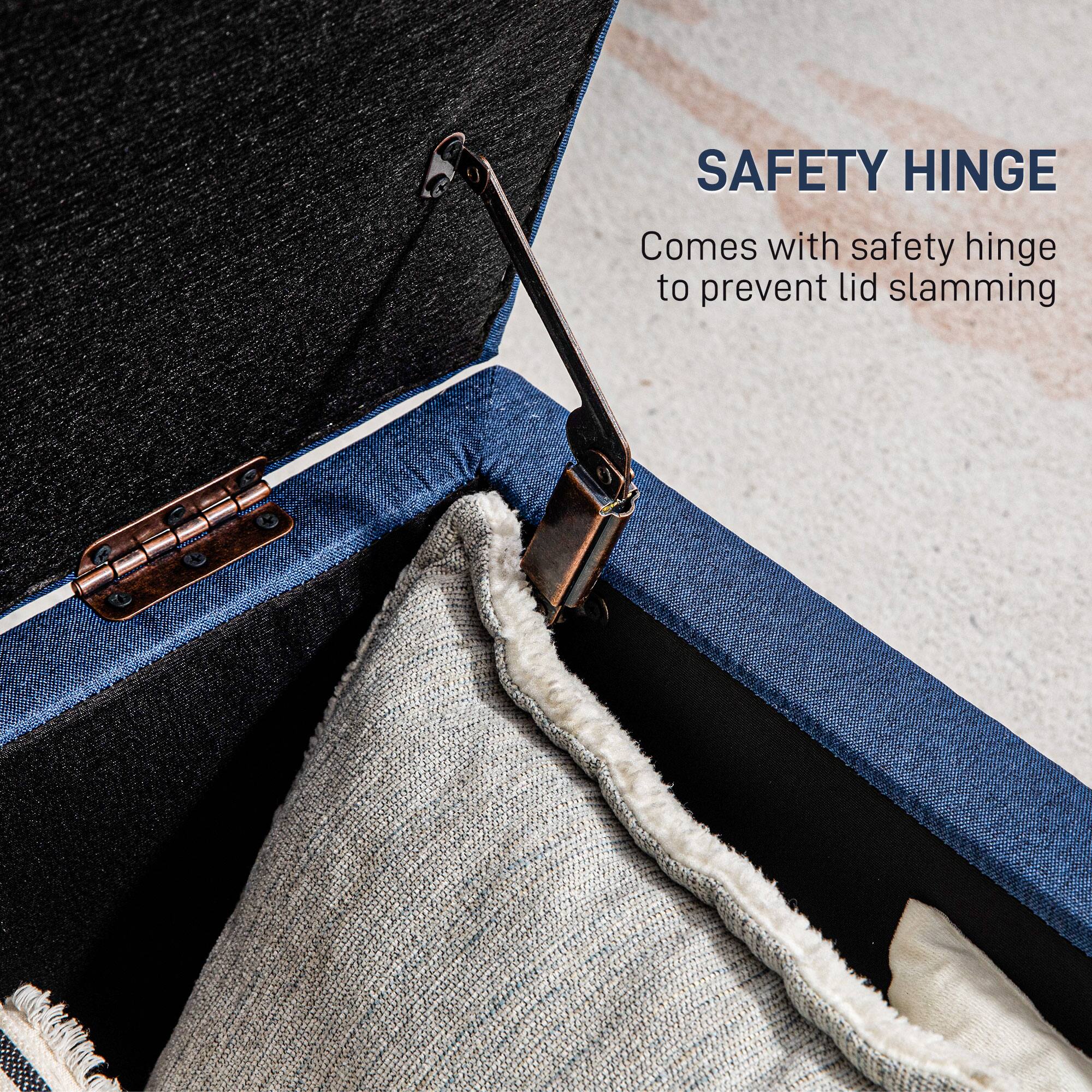 SAFETY HINGE
Comes with safety hinge to prevent lid slamming