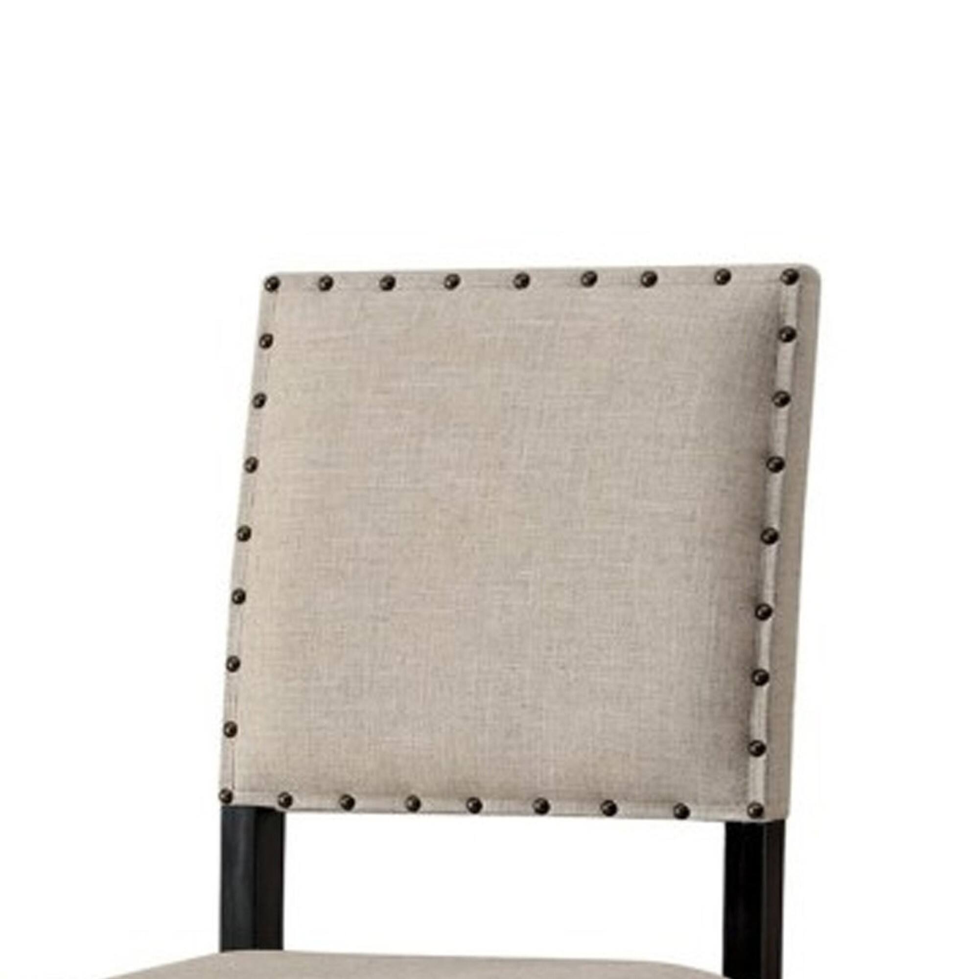 Alt View 1. Manhattan Lane - SANIA II Rustic Counter Height Chair, Antique Black Finish, Set of 2 - Antique Black.