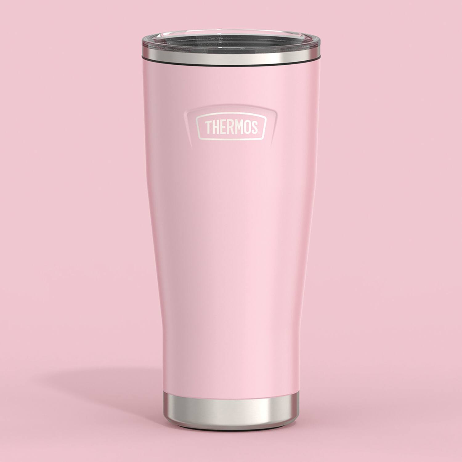 Alt View 2. Thermos - Thermos 24. oz Icon Insulated Stainless Steel Tumbler - Sunset Pink - Sunset Pink.