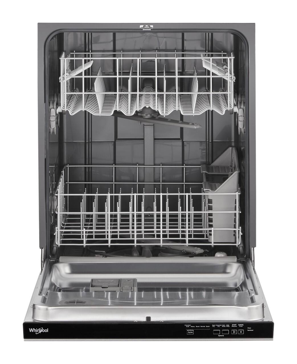 Alt View 7. Whirlpool - Whirlpool - Quiet Dishwasher with Boost Cycle and Pocket Handle .- Fingerprint Resistant - Stainless Steel - Fingerprint Resistant Stainless Steel.