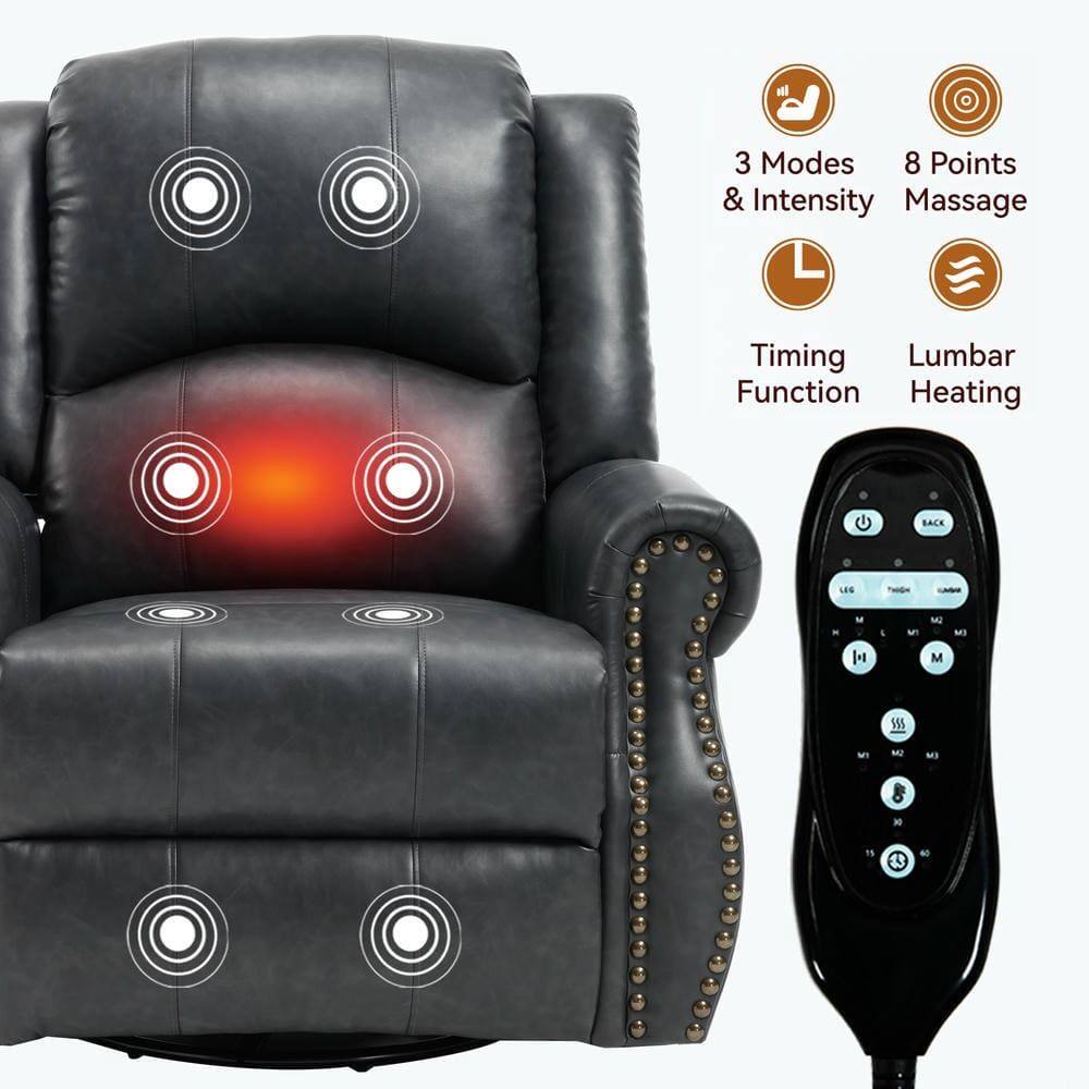 3 Modes & Intensity  
8 Points Massage  
Timing Function  
Lumbar Heating