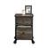 Alt View 2. HTUTWOO - File Pedestal with Smooth-Glide Drawer for Office - Mobile Metal Cabinet, Letter-Size File Storage,Dark Oak Brown Finish - Brown.