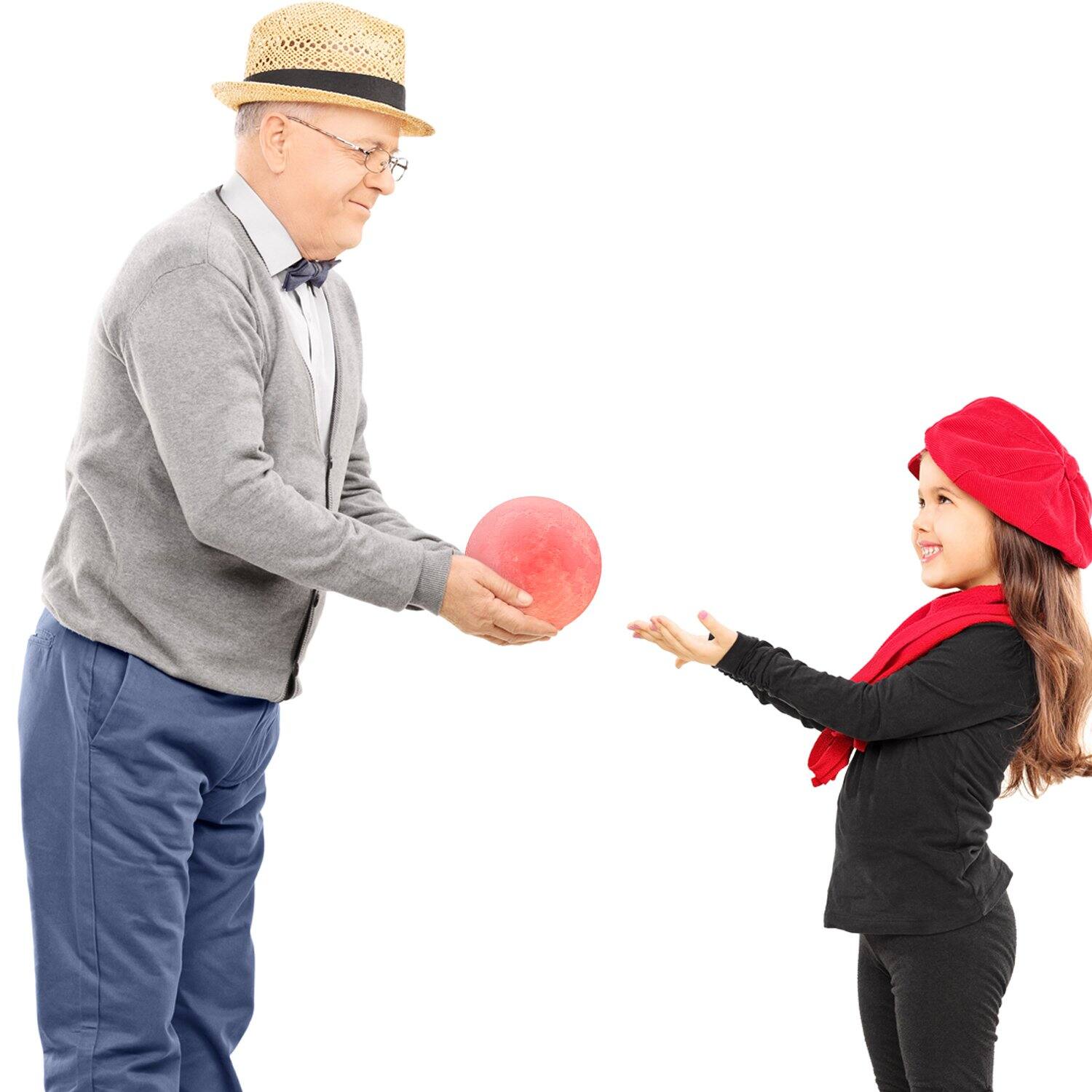 Alt View 3. MAGICAL RUBS - Moon Lamp 16 Colors Led Night Light For 3d Printing With Stand& Remote/touch Control & Timing Friend Birthday... - 5.98 inch.