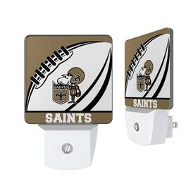 Keyscaper - New Orleans Saints Passtime Design Nightlight 2-Pack - Multicolor
