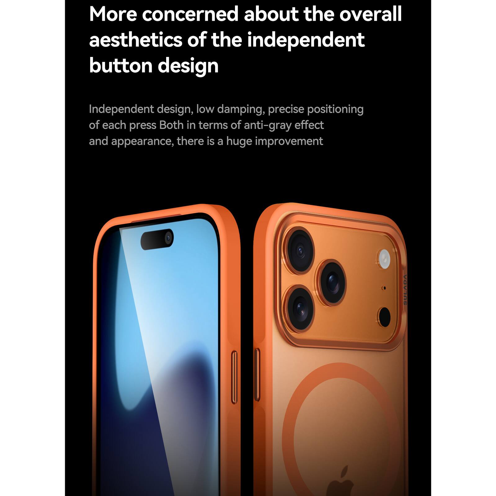 More concerned about the overall aesthetics of the independent button design

Independent design, low damping, precise positioning of each press. Both in terms of anti-gray effect and appearance, there is a huge improvement