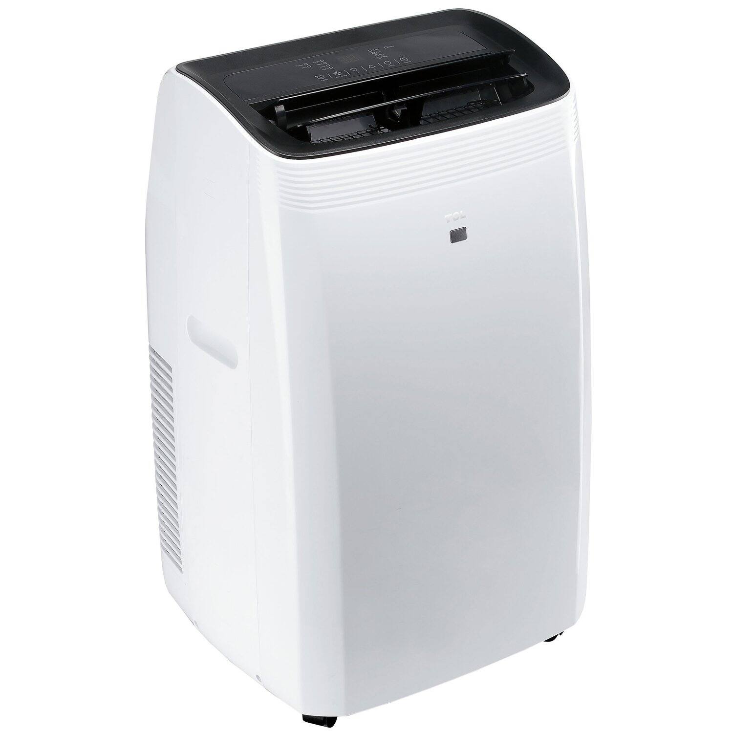 Alt View 10. TCL - 450 Sq. Ft. 10,000 BTU SACC Smart Portable Air Conditioner with Supplemental Heater - White.