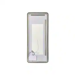 Elegant Kitchen and Bath - 72 Inch Rectangle LED Front and Backlit Wall Mirror - Silver