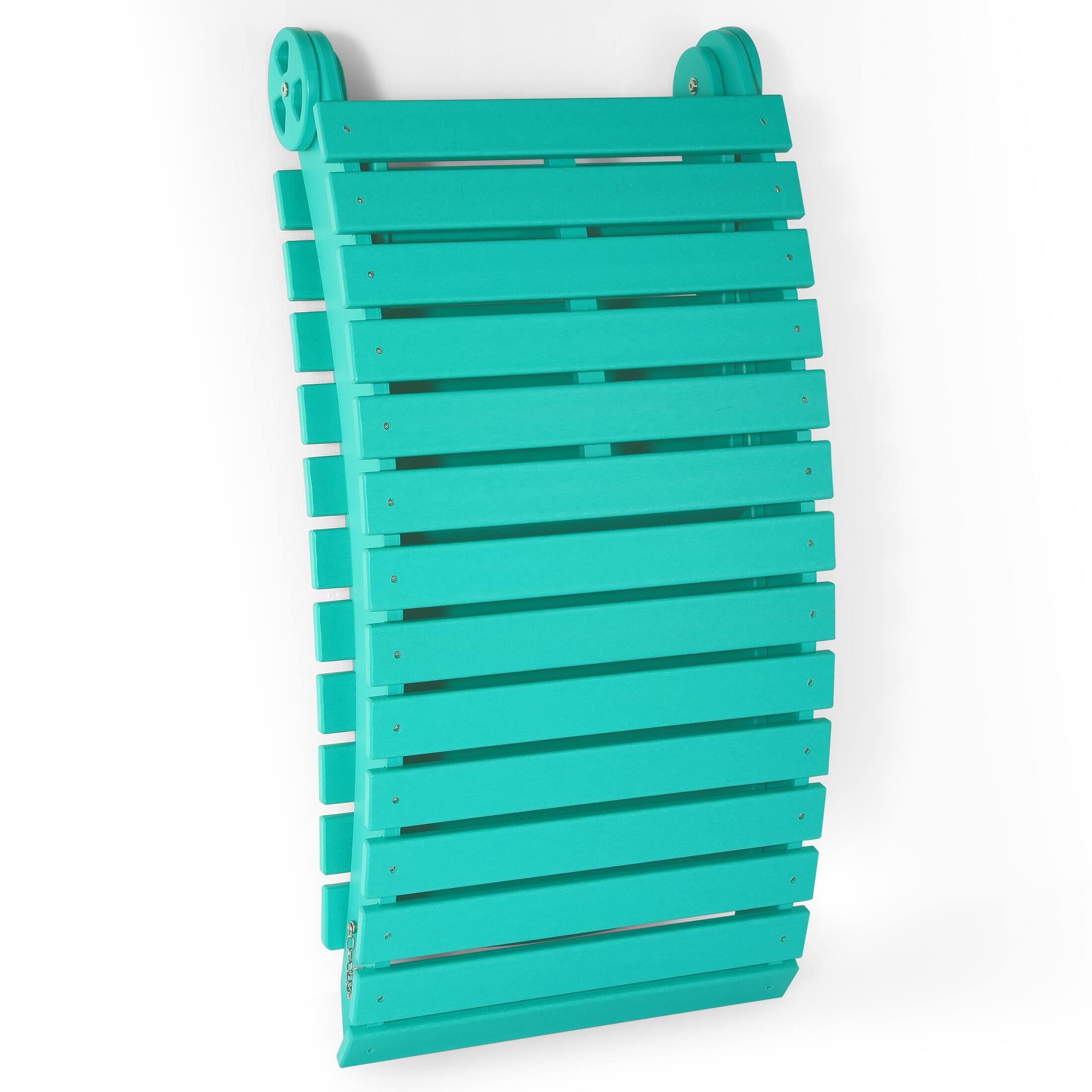Alt View 1. WestinTrends - WestinTrends Ventura Outdoor HDPE In-Pool Patio Chaise Lounge Chair With Wheels - Turquoise.