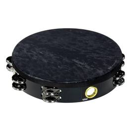 Remo - TA-8210-70-SD015 Wild Tambourine, Pre-Tuned Skyndeep Head, 10" Diameter, Double-Row 8 Jingles