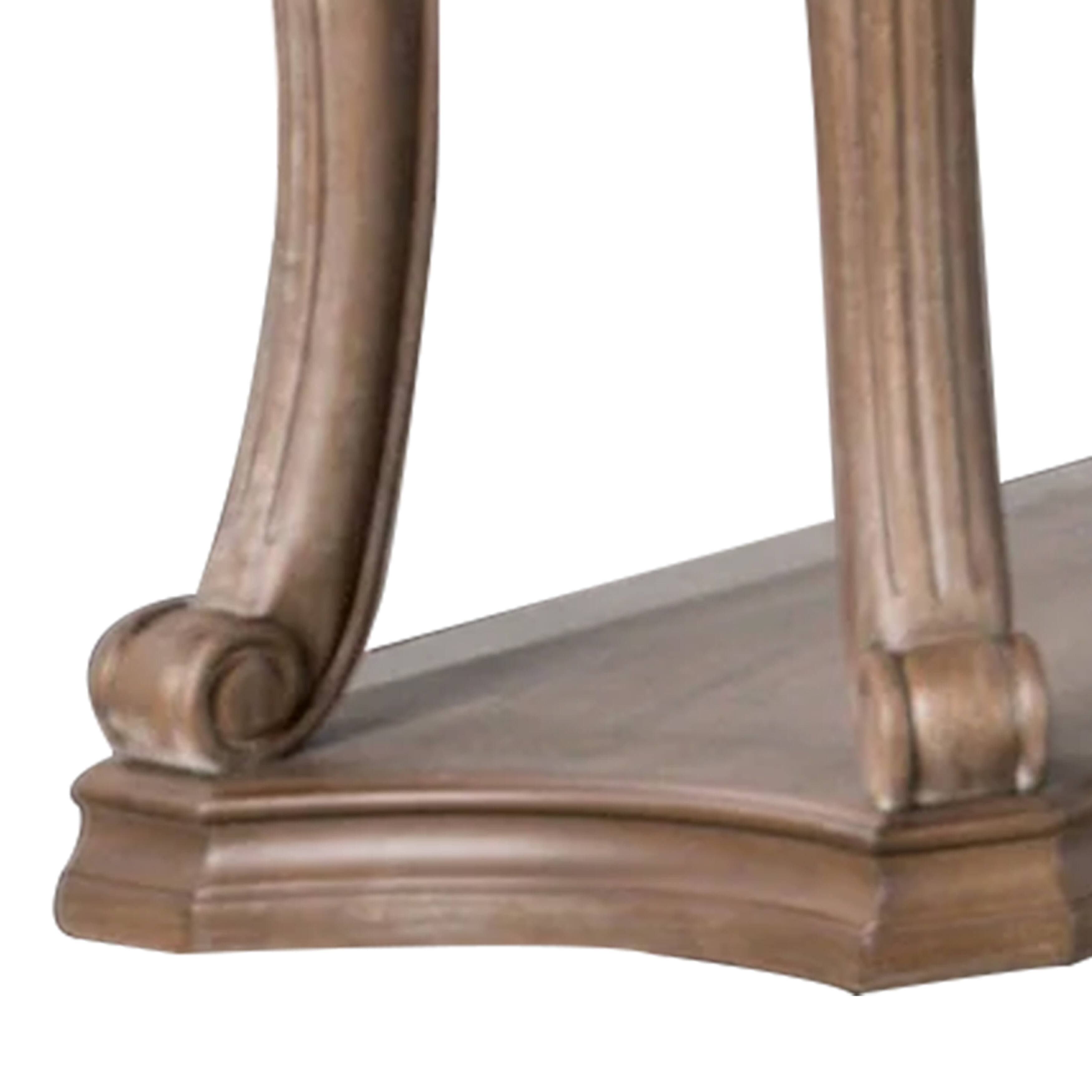 Alt View 3. Manhattan Lane - Olane Sofa Table, Weathered Oak Brown Wood, Rustic Farmhouse 54 Inch - Oak Brown.
