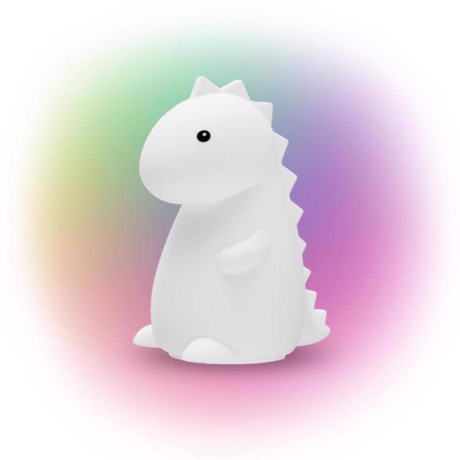 Left. Globe Electric - Globe Electric Manual Battery Powered Dinosaur LED Night Light.