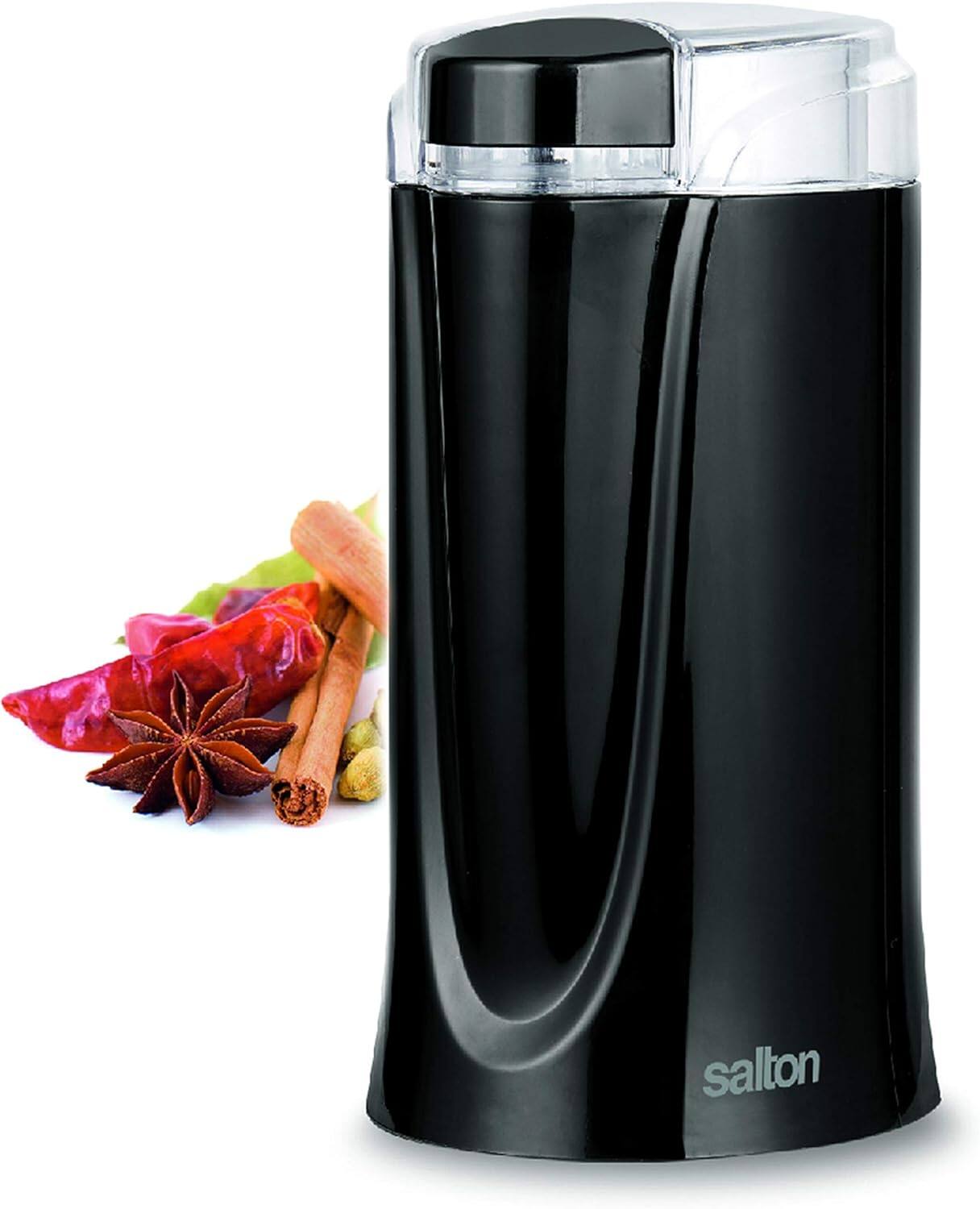 Alt View 1. Salton - Salton Coffee Grinder, Electric Blade Grinder for Ground Coffee - Black.