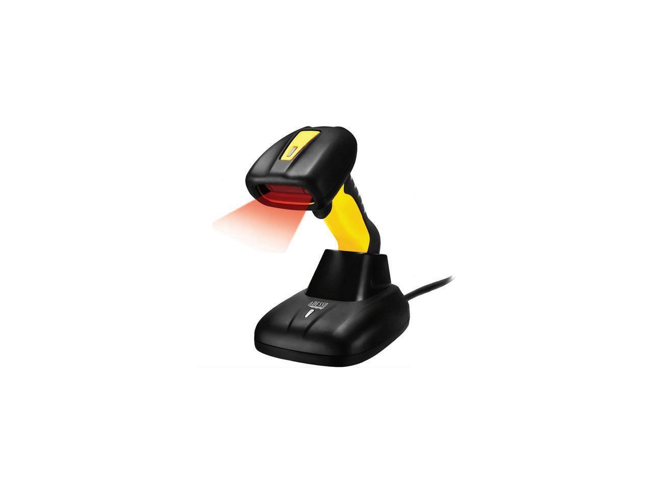 Alt View 2. Adesso - Adesso NuScan 4100B Bluetooth Antimicrobial Waterproof CCD Barcode Scanner with Charging Cradle.
