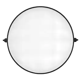 Elegant Kitchen and Bath - Amoura 30X30 Pivot Mirror In - Black
