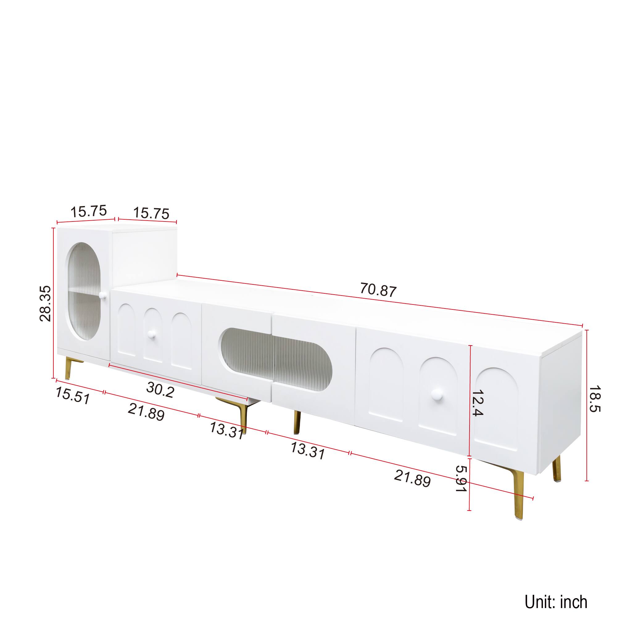 15.75  
15.75  
28.35  
70.87  
15.51  
30.2  
21.89  
13.31  
13.31  
21.89  
12.4  
5.91  
18.5  
Unit: inch