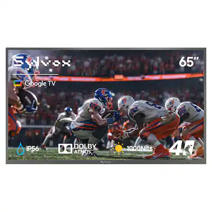 Sylvox Google TV C I Ce 2 BL 65" a 7 IP56 DOLBY ATMOS, Sylvex 1000Nits 4K