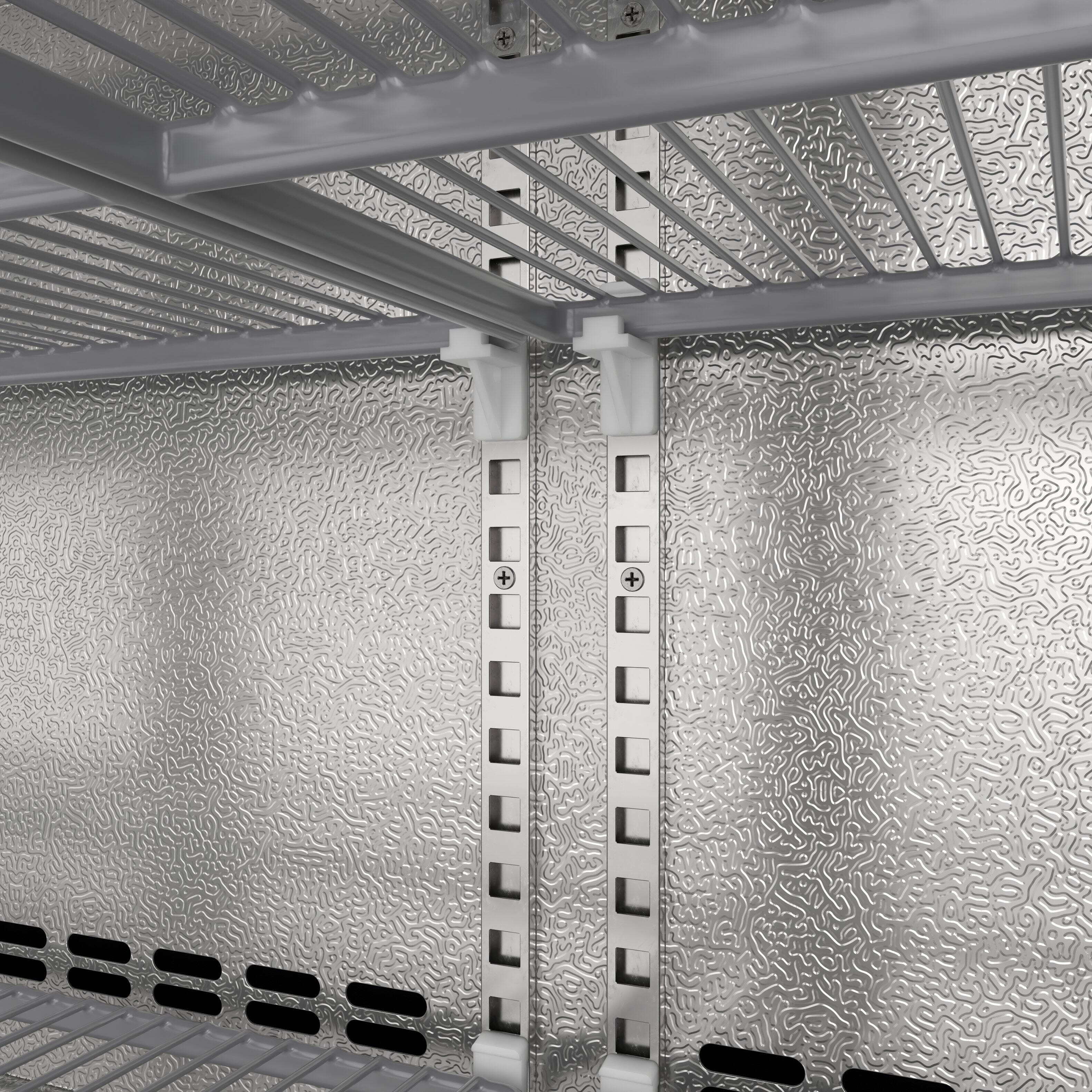 Alt View 5. Koolmore - 53 in. Three-Door Back Bar Refrigerator - 11.3 Cu Ft. BC-3DSL-BK - Black.